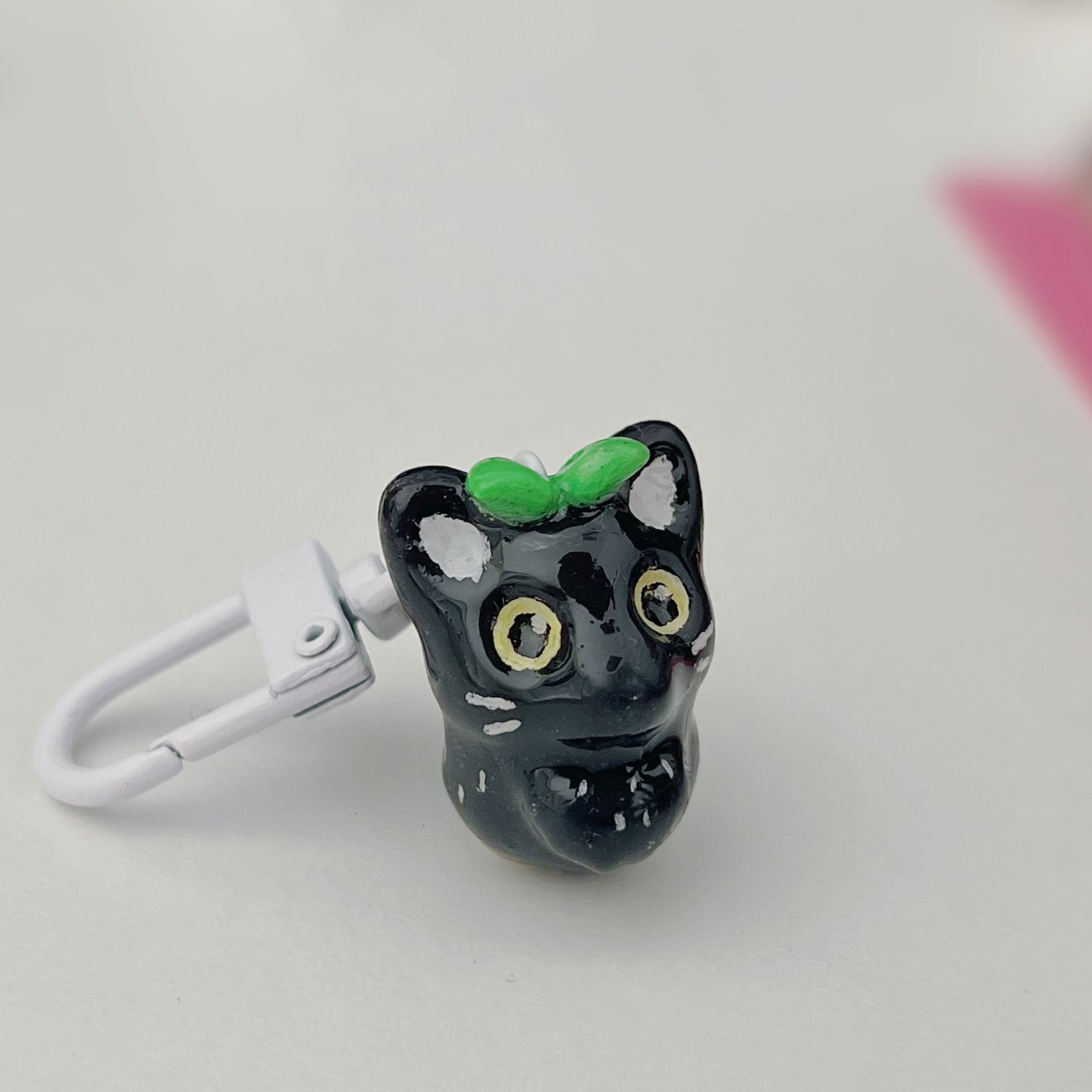 Porte clé chat noir 🐈⬛
