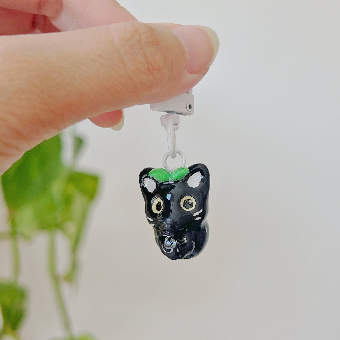 Porte clé chat noir 🐈⬛