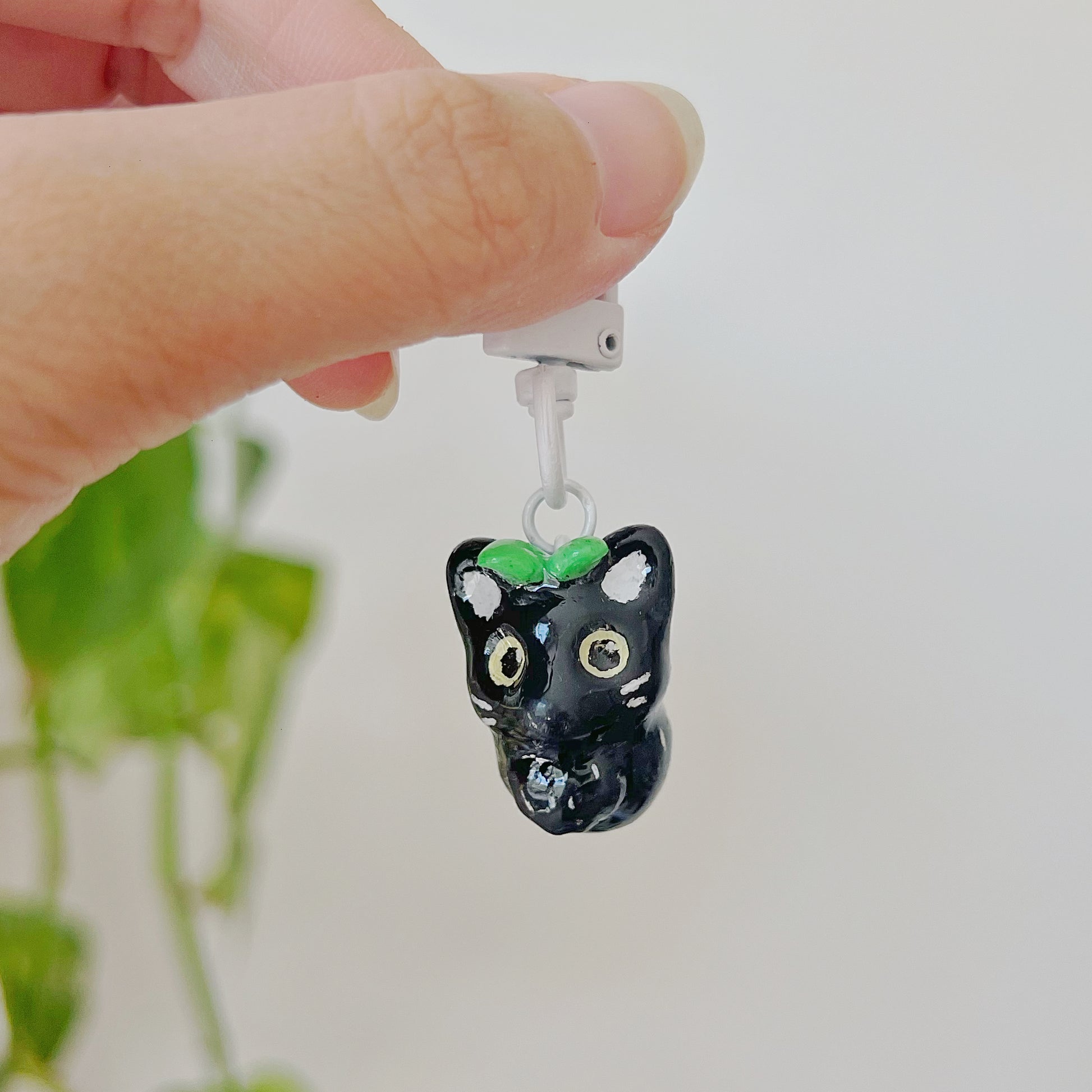 Sky cotl Feline porte-clés chat noir pendentif accessoire lapin peluche  poupée décoration cadeau pour les amis -  France
