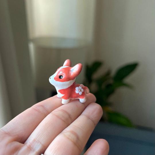 mini corgi totem